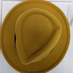 Stylish Mustard Yellow Fedora Hat